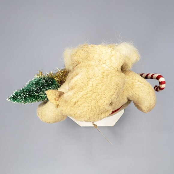 ESC Trading 2002 Paul Gordon Cloth Santa Figure Tree Candy Cane Christmas Decor - Picture 9 of 16